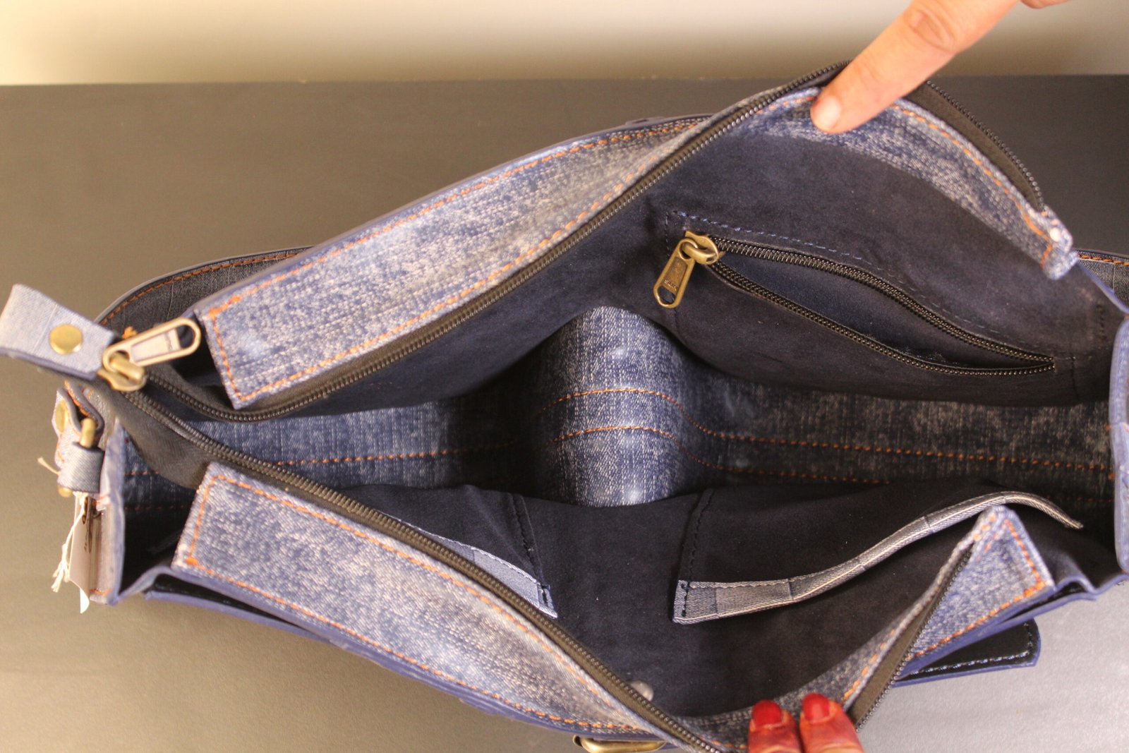 Jean Junkie Handbag Cloud Denim - Image 5