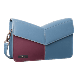 VFOX Ladies Hand Bag Blue and Maroon